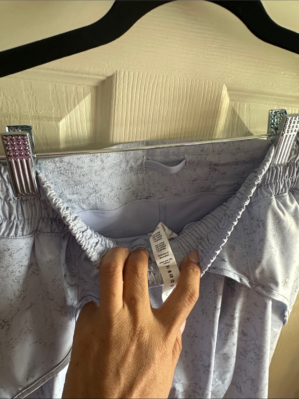 Lululemon Women's Light Gray Marble Athletic Skort - Picture 5 of 7